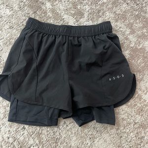 ASOS sport shorts.